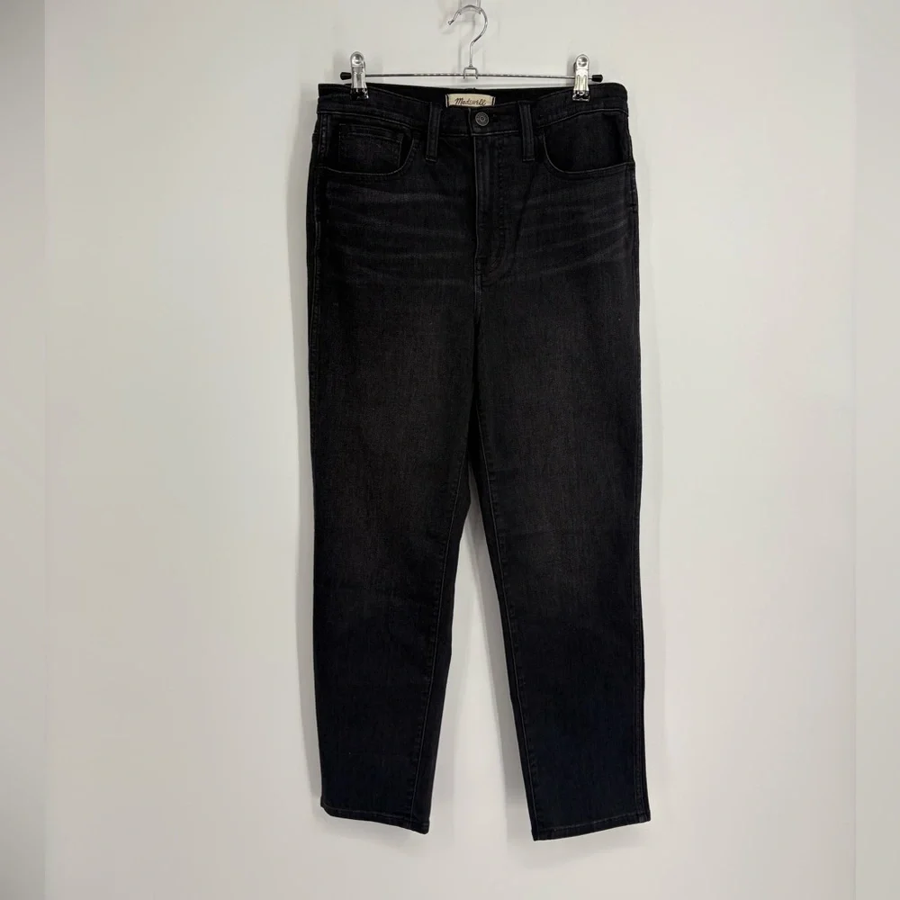 NWT Madewell High-Rise Slim Straight Jeans in Richgrove Wash
